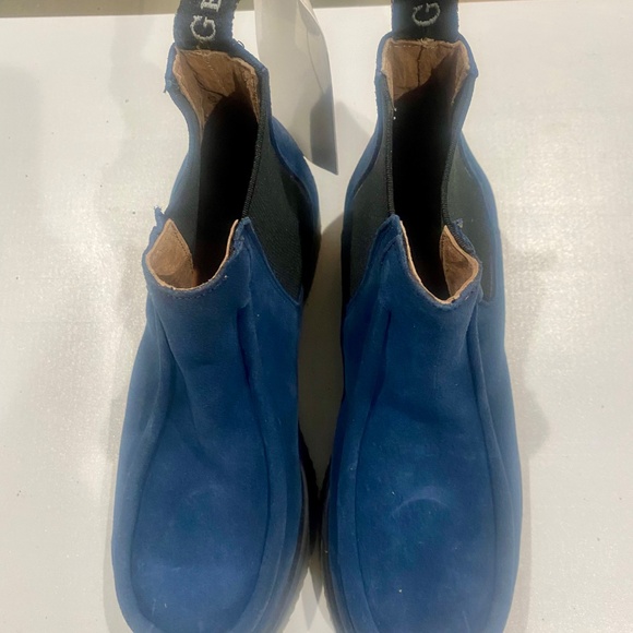 Ladies George Cox Vintage Navy Blue Chelsea  Boot Sz US 7 - Picture 7 of 10